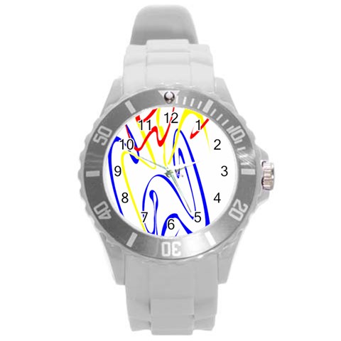 Byr Contour 2 Round Plastic Sport Watch Large from ArtsNow.com Front