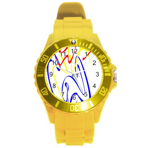 Byr Contour 2 Round Plastic Sport Watch Large from ArtsNow.com Front