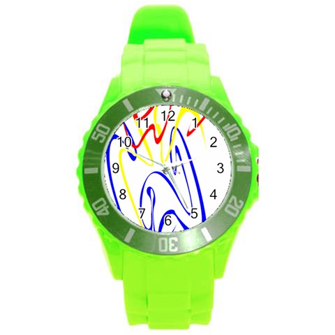 Byr Contour 2 Round Plastic Sport Watch Large from ArtsNow.com Front