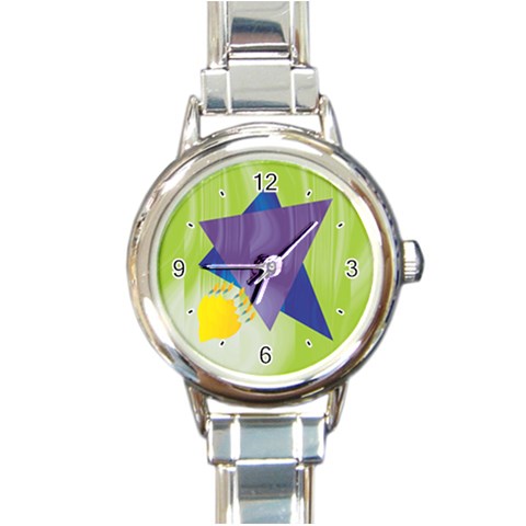 J Star Menora Poster Round 11 2011 Round Italian Charm Watch from ArtsNow.com Front