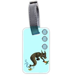 Donkey Genie 2 Luggage Tag (two sides) from ArtsNow.com Back