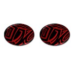 13 Red Tattoo Cufflinks (Oval)