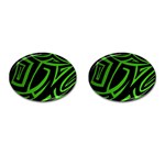 13 Green Tattoo Cufflinks (Oval)