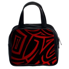 13 Red Tattoo Classic Handbag (Two Sides) from ArtsNow.com Front