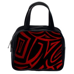 13 Red Tattoo Classic Handbag (Two Sides) from ArtsNow.com Back