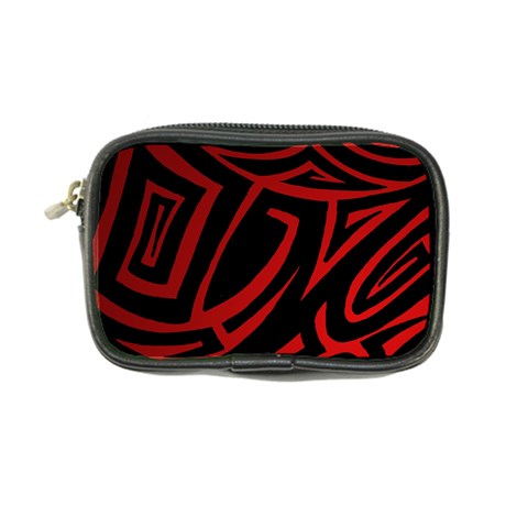 13 Red Tattoo Coin Purse from ArtsNow.com Front