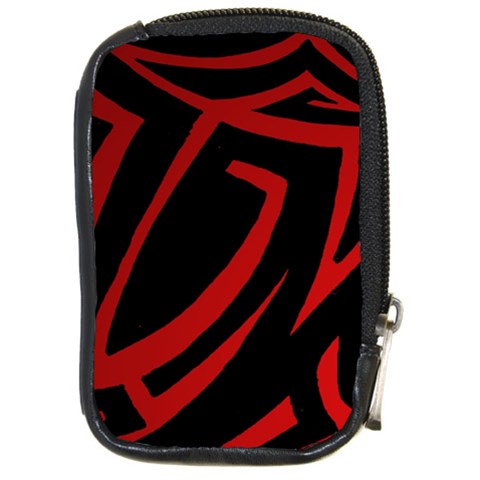 13 Red Tattoo Compact Camera Leather Case from ArtsNow.com Front