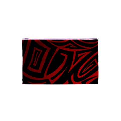 13 Red Tattoo Cosmetic Bag (Small) from ArtsNow.com Front