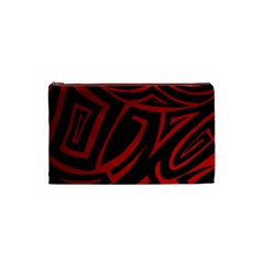 13 Red Tattoo Cosmetic Bag (Small) from ArtsNow.com Front