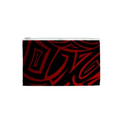 13 Red Tattoo Cosmetic Bag (Small) from ArtsNow.com Front