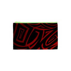 13 Red Tattoo Cosmetic Bag (Small) from ArtsNow.com Front