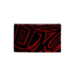 13 Red Tattoo Cosmetic Bag (Small) from ArtsNow.com Back