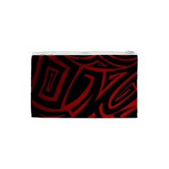 13 Red Tattoo Cosmetic Bag (Small) from ArtsNow.com Back