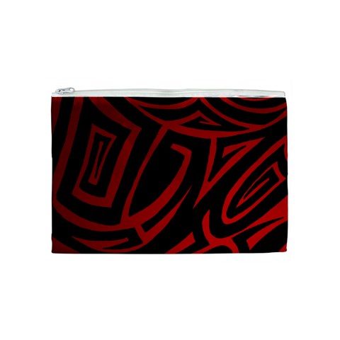 13 Red Tattoo Cosmetic Bag (Medium) from ArtsNow.com Front