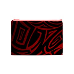 13 Red Tattoo Cosmetic Bag (Medium) from ArtsNow.com Front