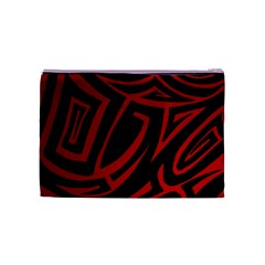 13 Red Tattoo Cosmetic Bag (Medium) from ArtsNow.com Back