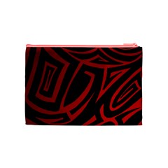 13 Red Tattoo Cosmetic Bag (Medium) from ArtsNow.com Back