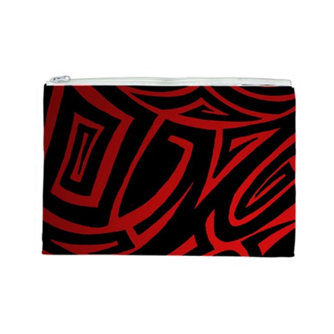 13 Red Tattoo Cosmetic Bag (Large) from ArtsNow.com Front