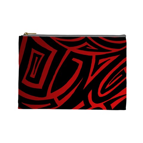 13 Red Tattoo Cosmetic Bag (Large) from ArtsNow.com Front