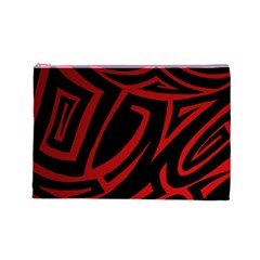 13 Red Tattoo Cosmetic Bag (Large) from ArtsNow.com Front