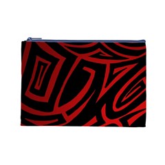 13 Red Tattoo Cosmetic Bag (Large) from ArtsNow.com Front