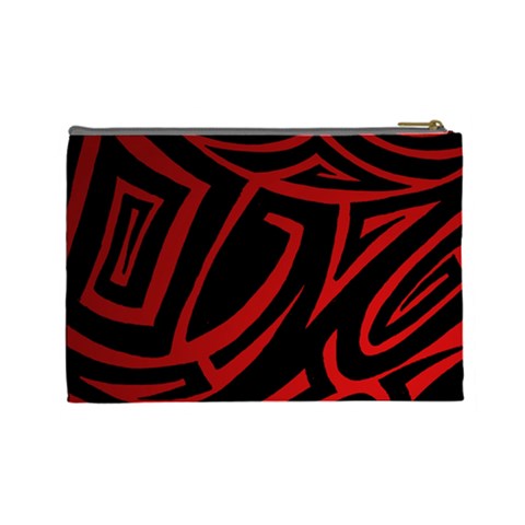 13 Red Tattoo Cosmetic Bag (Large) from ArtsNow.com Back