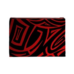 13 Red Tattoo Cosmetic Bag (Large) from ArtsNow.com Back