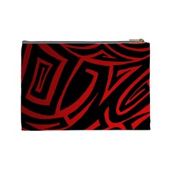 13 Red Tattoo Cosmetic Bag (Large) from ArtsNow.com Back