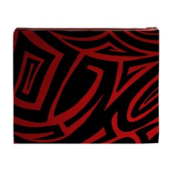 13 Red Tattoo Cosmetic Bag (XL) from ArtsNow.com Back