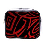 13 Red Tattoo Mini Toiletries Bag (One Side)