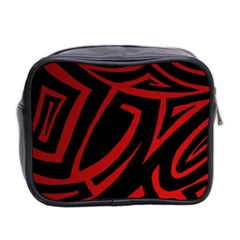 13 Red Tattoo Mini Toiletries Bag (Two Sides) from ArtsNow.com Back