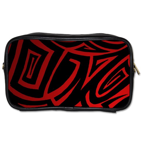 13 Red Tattoo Toiletries Bag (One Side) from ArtsNow.com Front