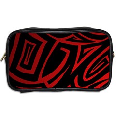 13 Red Tattoo Toiletries Bag (Two Sides) from ArtsNow.com Back