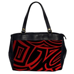 13 Red Tattoo Oversize Office Handbag (Two Sides) from ArtsNow.com Front