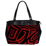 13 Red Tattoo Oversize Office Handbag (Two Sides)