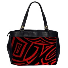 13 Red Tattoo Oversize Office Handbag (Two Sides) from ArtsNow.com Back