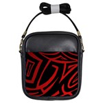 13 Red Tattoo Girls Sling Bag