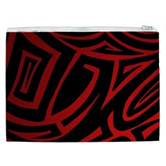 13 Red Tattoo Cosmetic Bag (XXL) from ArtsNow.com Back