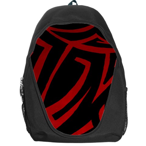 13 Red Tattoo Backpack Bag from ArtsNow.com Front