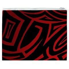 13 Red Tattoo Cosmetic Bag (XXXL) from ArtsNow.com Back