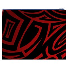 13 Red Tattoo Cosmetic Bag (XXXL) from ArtsNow.com Back