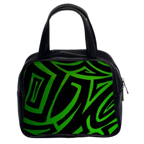 13 Green Tattoo Classic Handbag (Two Sides) from ArtsNow.com Front