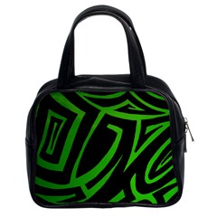 13 Green Tattoo Classic Handbag (Two Sides) from ArtsNow.com Front