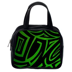 13 Green Tattoo Classic Handbag (Two Sides) from ArtsNow.com Back