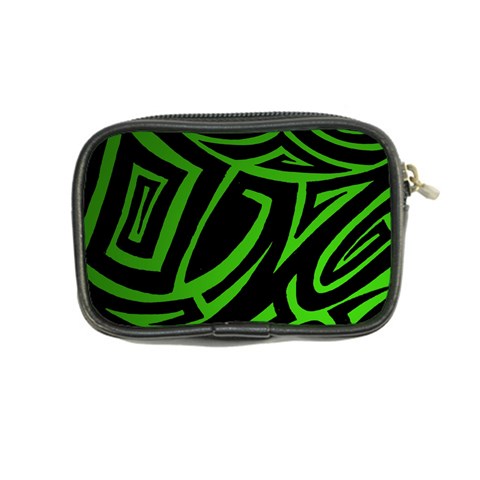 13 Green Tattoo Coin Purse from ArtsNow.com Back