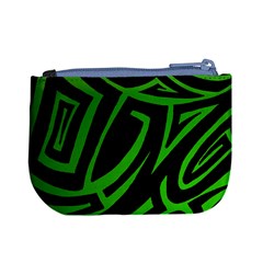 13 Green Tattoo Mini Coin Purse from ArtsNow.com Back