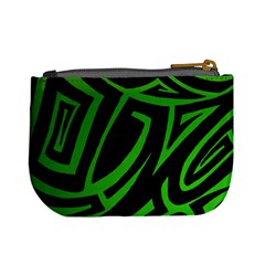 13 Green Tattoo Mini Coin Purse from ArtsNow.com Back