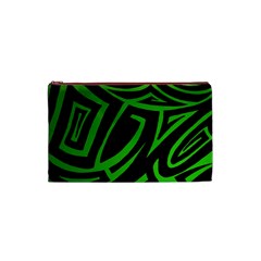 13 Green Tattoo Cosmetic Bag (Small) from ArtsNow.com Front