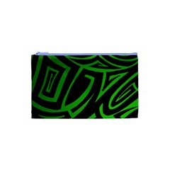 13 Green Tattoo Cosmetic Bag (Small) from ArtsNow.com Front