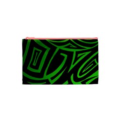 13 Green Tattoo Cosmetic Bag (Small) from ArtsNow.com Front